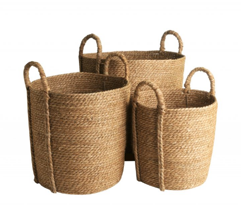 CANASTO SEAGRASS CON MANIJA 27x30x40