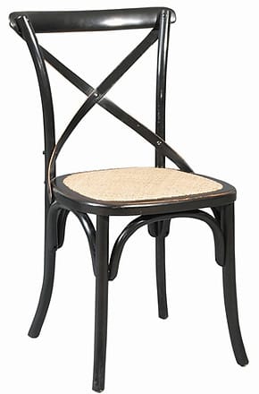 SILLA CROSS NEGRA/NATURAL