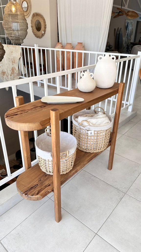 RECIBIDOR LAPACHO MACIZO 1,20 M