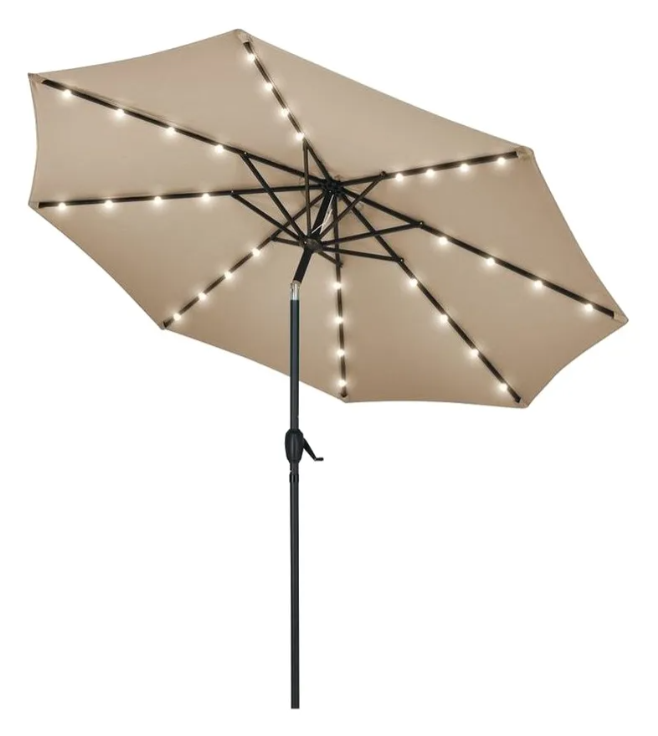 SOMBRILLA SOLAR CON LUZ INTERNA SSK-4L KUSHIRO