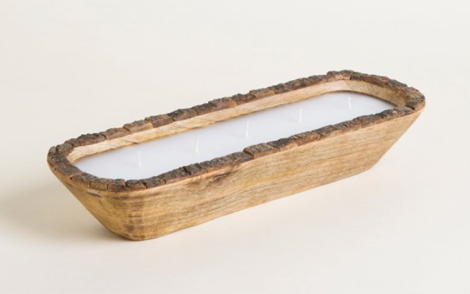 VELA OVALADA ÉCLAT WOOD 35X12 CM