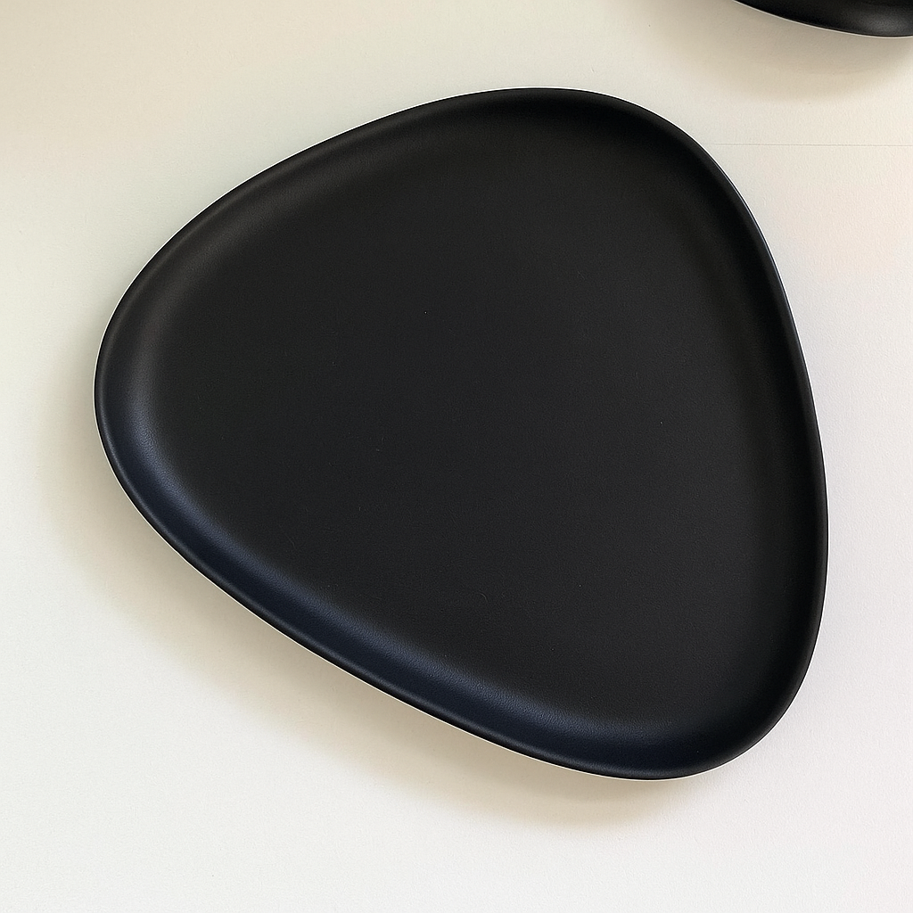 Bandeja triangular (set de 3)Black