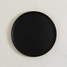 Bandejas redondas - (2 productos)Gold/Black