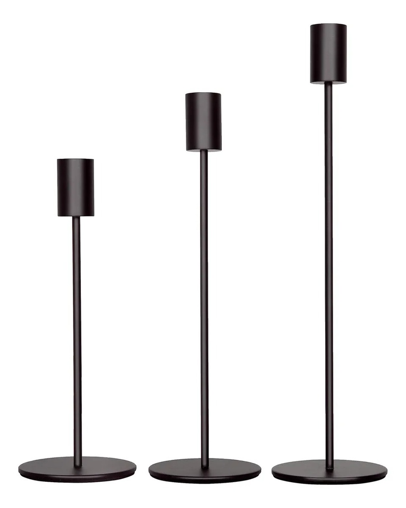 CANDELABRO SKINNY LARGE BLACK