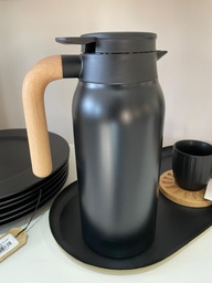 JARRA TERMICA DE ACERO BLACK CON ASA