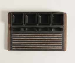 SET DE SUSHI PARA 4 ACACIA Y LAJA NEGRO