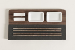 SET DE SUSHI PARA 2 ACACIA Y LAJA BLANCO