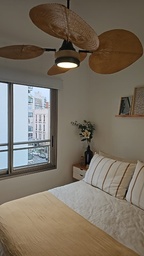 VENTILADOR VERONA DE RATAN CON LUZ