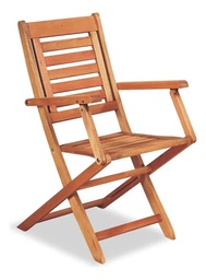 SILLA PLEGABLE AMANCAY CON APOYABRAZOS