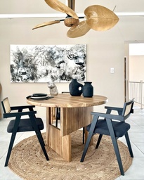 MESA NEXO REDONDA DE 1,2 M. - MADERA DE PETIRIBI