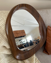 [ES-62 DARK WOOD] ESPEJO OH TWO DARK WOOD