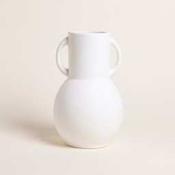 [0601422] TINAJA JHARI WHITE 28X16 CM