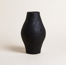 [0601433] FLORERO ANFORA JHARI BLACK 27X16 CM