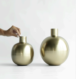 FLORERO BOLA LARGEGOLD