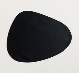 INDIVIDUAL AMORFO SICILIA NEGRO 42X35 CM