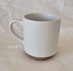 MUG DE CERAMICA 200CC CON BASE COLORES SURTIDOS
