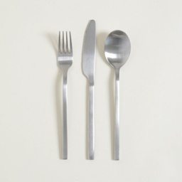 SET X 3 UTENSILIOS DE MESA AMSTERDAM PLATA 20CM