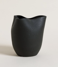 [0601241] VASIJA DENTED NEGRA 21X17X22 CM